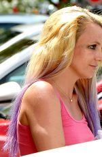 BRITNEY SPEARS Out and About in Calabasas 07/22/2015