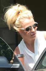 BRITNEY SPEARS Out for Coffee in Westlake Village 07/07/2015
