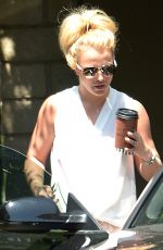 BRITNEY SPEARS Out for Coffee in Westlake Village 07/07/2015