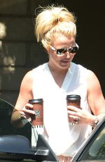 BRITNEY SPEARS Out for Coffee in Westlake Village 07/07/2015