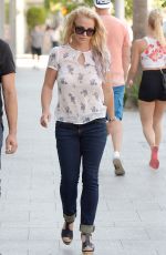 BRITNEY SPEARS Out Shopping in Beverly Hills 07/29/2015