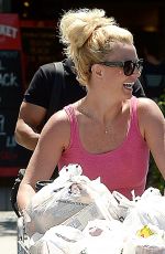 BRITNEY SPEARS Out Shopping in Thousand Oaks 07/14/2015