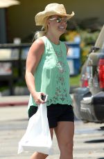 BRITNEY SPEARS Shopping at Target in Westlake Village 07/18/2015