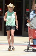 BRITNEY SPEARS Shopping at Target in Westlake Village 07/18/2015