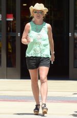 BRITNEY SPEARS Shopping at Target in Westlake Village 07/18/2015