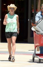 BRITNEY SPEARS Shopping at Target in Westlake Village 07/18/2015