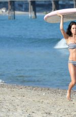 BROOKE BURKE in Bikini at a Beach in Malibu 07/28/2015
