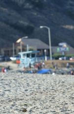 BROOKE BURKE in Bikini at a Beach in Malibu 07/28/2015