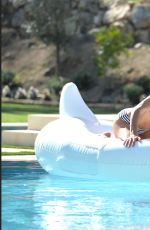 BROOKE BURKE in Bikini at Her House in Malibu 07/28/2015