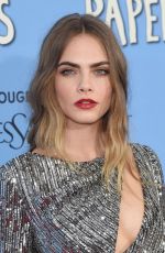 CAEA DELEVINGNE at Paper Towns Premiere in New York