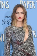 CAEA DELEVINGNE at Paper Towns Premiere in New York
