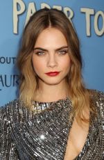 CAEA DELEVINGNE at Paper Towns Premiere in New York