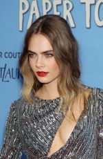 CAEA DELEVINGNE at Paper Towns Premiere in New York