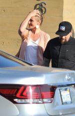 CAMERON DIAZ Leaves Nobu Restaurant in Los Angeles 07/04/2015