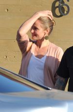 CAMERON DIAZ Leaves Nobu Restaurant in Los Angeles 07/04/2015