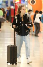 CARA DELEVINGNE at Airport in Toronto 06/30/2015