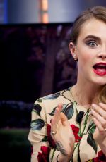 CARA DELEVINGNE at El Hormiguero TV Show in Madrid 07/08/2015