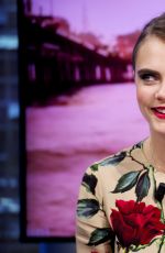 CARA DELEVINGNE at El Hormiguero TV Show in Madrid 07/08/2015