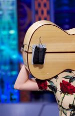 CARA DELEVINGNE at El Hormiguero TV Show in Madrid 07/08/2015