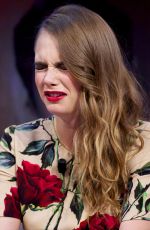 CARA DELEVINGNE at El Hormiguero TV Show in Madrid 07/08/2015