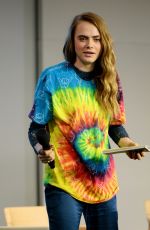CARA DELEVINGNE at Paper Towns Event at Apple Store in New York 07/21/2015