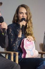 CARA DELEVINGNE at Paper Towns Event at Apple Store in New York 07/21/2015
