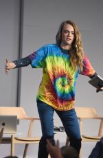CARA DELEVINGNE at Paper Towns Event at Apple Store in New York 07/21/2015