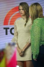 CARA DELEVINGNE at The Today Show in New York 07/21/2015