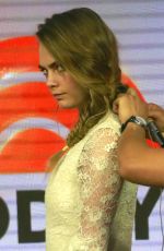 CARA DELEVINGNE at The Today Show in New York 07/21/2015