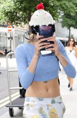 CARA DELEVINGNE Back to Her Hotel in London 06/27/2015