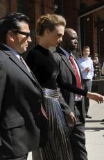 CARA DELEVINGNE Leaves Her Hotel in New York 07/16/2015