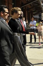 CARA DELEVINGNE Leaves Her Hotel in New York 07/16/2015