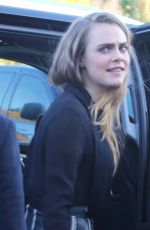 CARA DELEVINGNE Leaves Paper Towns Film Concert in Los Angeles