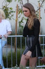 CARA DELEVINGNE Leaves Paper Towns Film Concert in Los Angeles