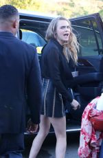 CARA DELEVINGNE Leaves Paper Towns Film Concert in Los Angeles