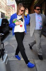 CARA DELEVINGNE Out and About in Soho 07/21/2015