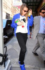 CARA DELEVINGNE Out and About in Soho 07/21/2015