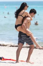 CARA SANTANA in Bikini at a Beach in Miami 07/17/2015