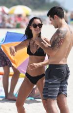 CARA SANTANA in Bikini at a Beach in Miami 07/17/2015