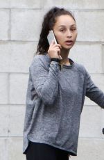 CARA SANTANA in Leggings Leaves a Gym in Los Angeles 07/05/2015