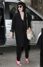 CARLY RAE JEPSEN arrives at BBC Studios in London 07/24/2015