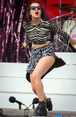 CHARLI XCX Performs at T in The Park Festival at Strathallan Castle in Scotland