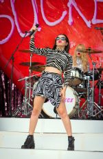 CHARLI XCX Performs at T in The Park Festival at Strathallan Castle in Scotland