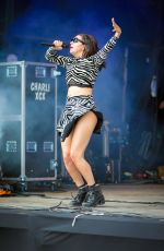 CHARLI XCX Performs at T in The Park Festival at Strathallan Castle in Scotland