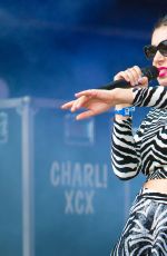 CHARLI XCX Performs at T in The Park Festival at Strathallan Castle in Scotland