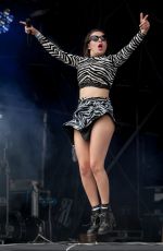 CHARLI XCX Performs at T in The Park Festival at Strathallan Castle in Scotland