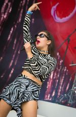 CHARLI XCX Performs at T in The Park Festival at Strathallan Castle in Scotland