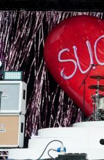 CHARLI XCX Performs at T in The Park Festival at Strathallan Castle in Scotland