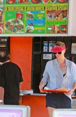 CHARLIZE THERON at a Restaurant in Silverlake 07/10/2015