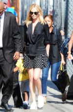 CHARLIZE THERON at Jimmy Kimmel Live in Hollywood